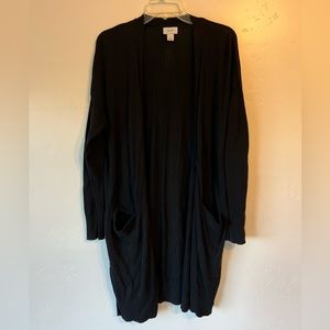 Black Old Navy Long Cardigan
